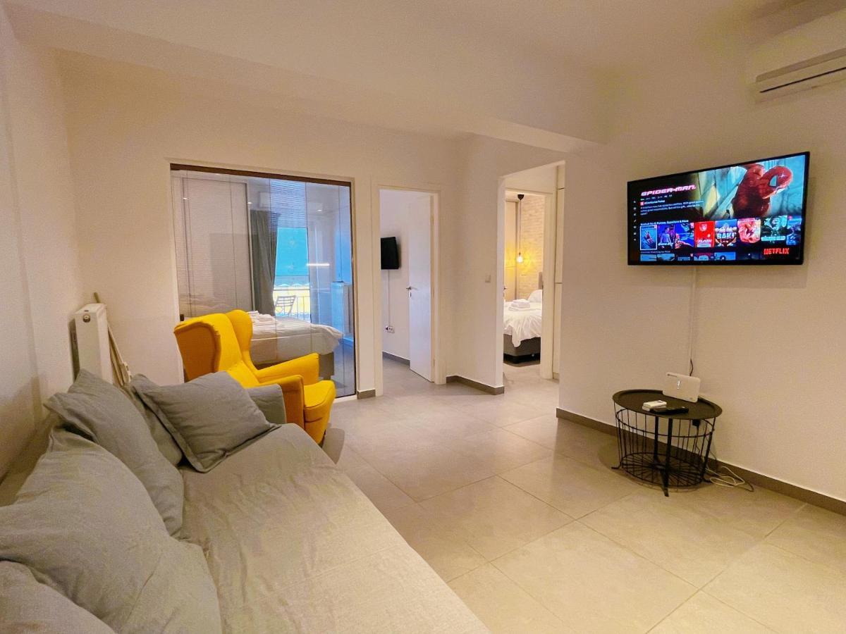 Wsd Hera Luxury Stylish 2Bd Apt With City View Balcony Near Merto 雅典 外观 照片