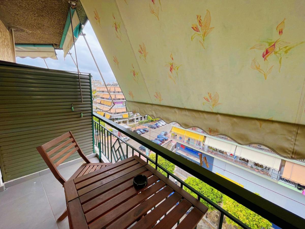 Wsd Hera Luxury Stylish 2Bd Apt With City View Balcony Near Merto 雅典 外观 照片