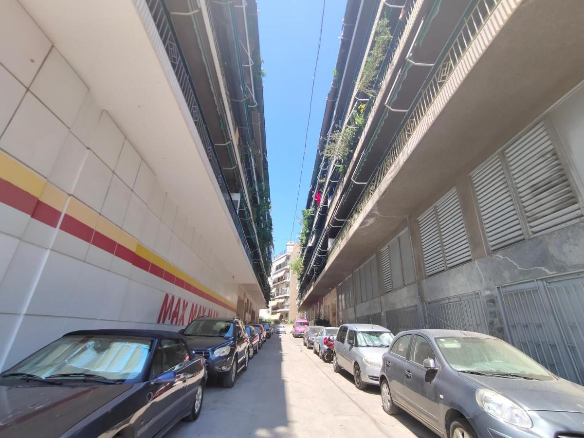 Wsd Hera Luxury Stylish 2Bd Apt With City View Balcony Near Merto 雅典 外观 照片