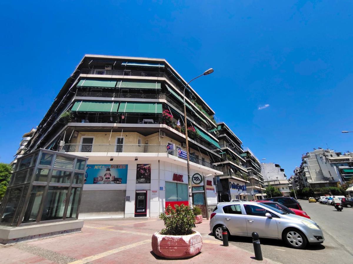 Wsd Hera Luxury Stylish 2Bd Apt With City View Balcony Near Merto 雅典 外观 照片